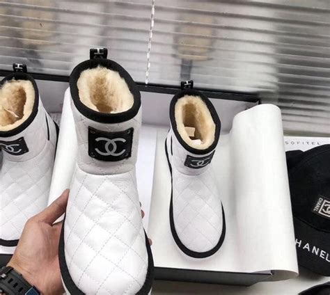 chanel leather boots replica|chanel ugg like boots.